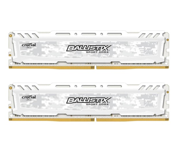 Crucial 16GB 2666MHz Ballistix Sport LT White CL16 (2x8GB) - 351117 - zdjęcie